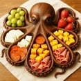 thumbnail image 6 of Octopus Charcuterie Platter, Nautical Serving Tray for Cheese, Meats & Fruit – Ocean Theme Party Board – Unique Gift for Seafood Lovers & Entertainers (Style-B), 6 of 8