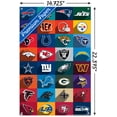 thumbnail image 3 of NFL League - Logos 24 Wall Poster with Push Pins, 14.725" x 22.375", 3 of 4