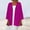 Hot Pink, variant on Sakmal Spring Coats for Women Cover-Up Pink Elbow-Length Solid Loose Fit Flowy Cardigan Womens Jackets Trendy