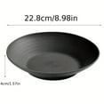 thumbnail image 4 of Unbrand 6 Pcs 9 Inch Lightweight Unbreakable Wheat Straw Deep Dinner Plates - Reusable Plastic Alternative, 4 of 4