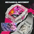 thumbnail image 3 of BOZLUN Men Watch Luxury Automatic Mechanical Watches Self Winding, Luminous Waterproof 3D Dial Watches for Man, 3 of 11