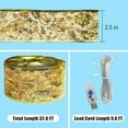 thumbnail image 6 of  Led Christmas Ribbon Lights Wide 32 FT Fairy String Souvenir Light for  Holiday Gift Decorations USB Powered 8 Lighting Modes with Remote Control, 6 of 7