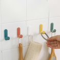 thumbnail image 4 of Set of 4 Nordic Style Wall Hooks J-Shaped Hangers for Kitchen Bathroom Storage Organization, 4 of 5