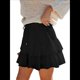 thumbnail image 2 of Falda Pantalón Estilo Bohemio con Volantes y para Mujer, Estilo Informal, de Cintura Alta, Color Negro, Talla XS, 2 of 8