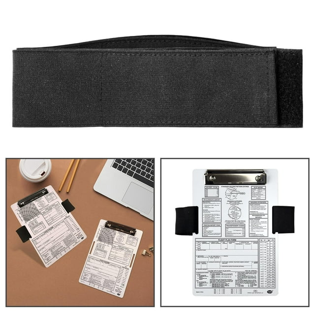 Kneeboard VFR Flying Pad Pre Structured Fly Rules Airplane Durable Practical Mapstrap Professional for Sport Car Truck Supplies