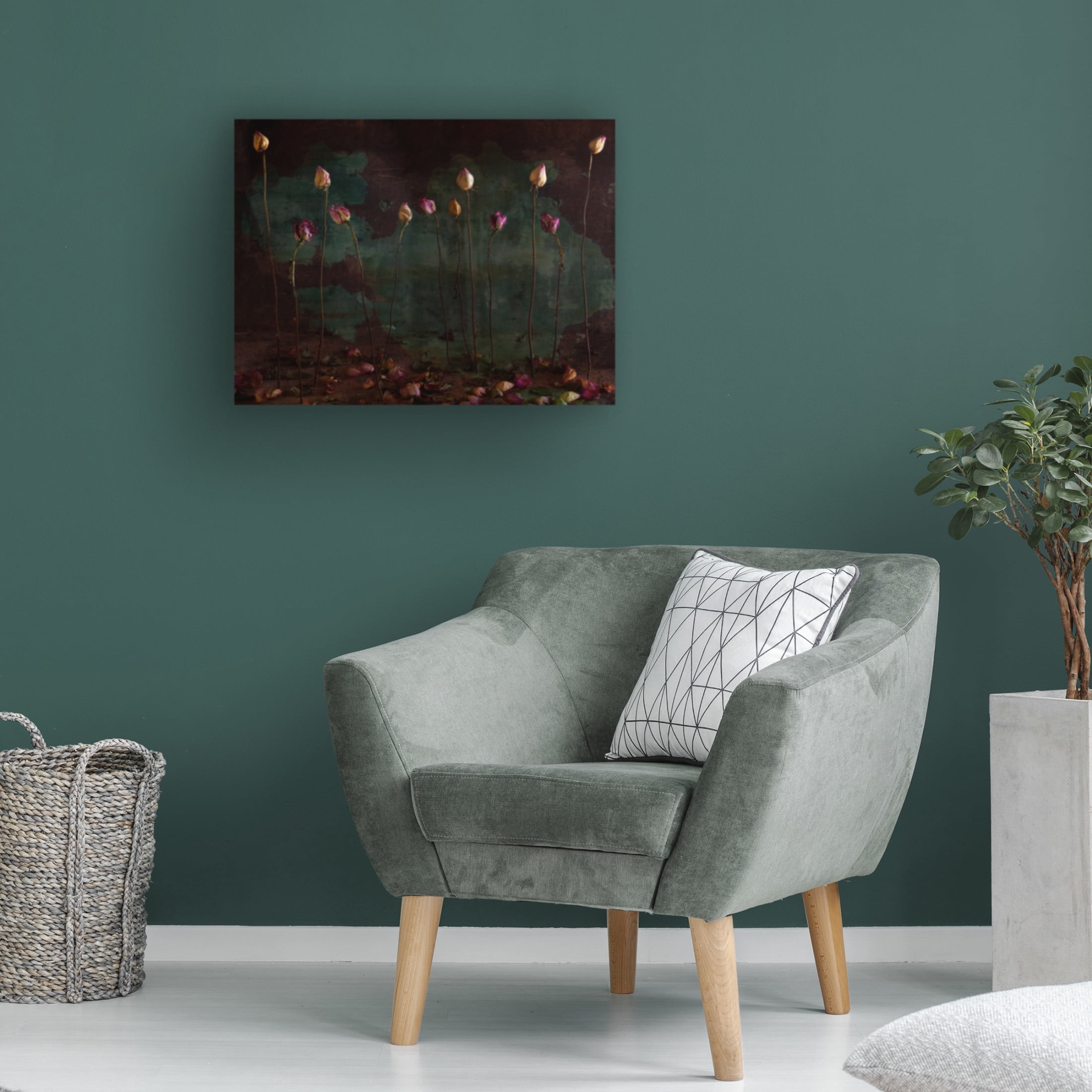 Canvas Wall Art - Golubeva Nataly 'Lees Of Life' Wall Art for Living Room, Bedroom, or Office D?cor by Trademark Fine Art - 24 x 18 Inches