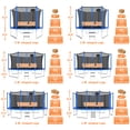thumbnail image 2 of WOWLAND 12FT Trampoline for Kids and Adults 1200LBS Weight Capacity, Heavy Duty Outdoor Trampolines with Basketball Hoop and Enclosure Net, Wind Stakes for Backyard, Birthday Gift, 2 of 9