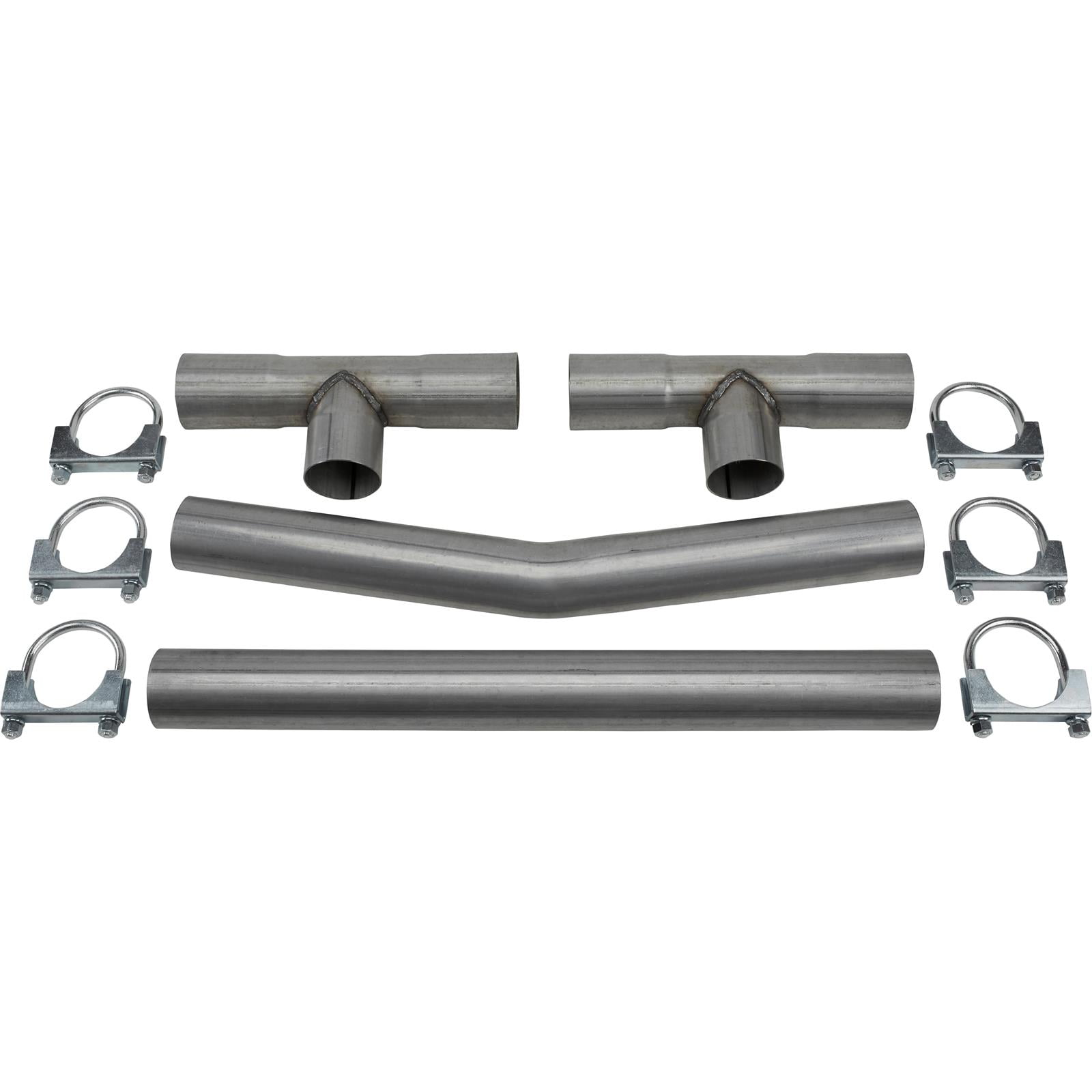 Universal Dual Exhaust HPipe Balance Tube Kit, 21/2 Inch Walmart