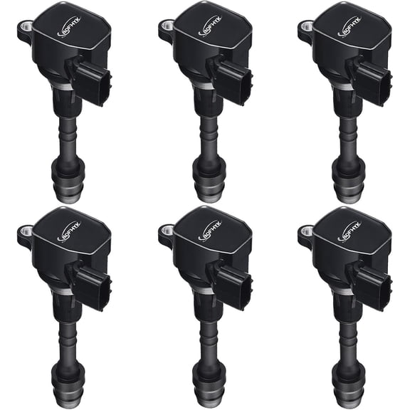BDFHYK Set of 6 Ignition Coils Pack Compatible with Nissan Altima Frontier Maxima Murano NV1500 Pathfinder Quest Xterra Infiniti I35 QX4 V6 3.5L 4.0L UF349 C1406 5C1793 E379