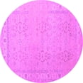thumbnail image 1 of Ahgly Company Indoor Round Persian Purple Traditional Area Rugs, 8' Round, 1 of 4