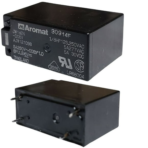 JW1AEN-DC6V - RELAY DC 6V 1P1T 5A 4PINS PCMT 5A/277VAC O/STK AT VAUGHAN W37C