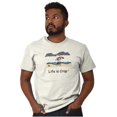 thumbnail image 1 of Life Is Crap Short Sleeve T-Shirt Tees Tshirts Life is Crap Rainy Beach Funny Ocean Ironic, 1 of 1