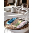 thumbnail image 6 of Pink Plaid Easter Cloth Napkins Set of 8 Reusable Dinner Napkins, Blue Truck Spring Floral Bunny Wooden Cocktail Napkin Washable Table Napkins for Wedding/Holiday Party/Baby Shower 20"x20", 6 of 7