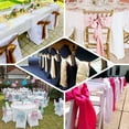 thumbnail image 5 of Efavormart 5pcs Beige SATIN Chair Sashes Tie Bows for Wedding Events Decor Chair Bow Sash Party Supplies  6 x106", 5 of 10
