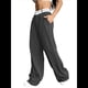 thumbnail image 3 of Pantalones Anchos de Cintura Alta para Mujer, para y Otoño. Pantalones Informales de Trabajo y Negocios. Negro M, 3 of 9