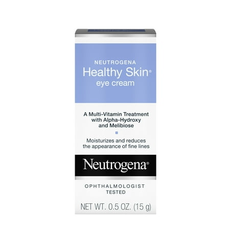 Neutrogena Healthy Skin Anti-Wrinkle Eye Cream for Wrinkles with AHA, Retinol, and Pro Vitamin B5, 0.5