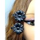 thumbnail image 4 of 44 Piezas Peinetas de Boda para Novias Accesorios para el Cabello de Novia de Cristal de Perlas Clips Laterales en Forma de U Horquillas en Espiral con Diamantes de imitación Plateados para Mujeres Da, 4 of 4