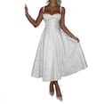thumbnail image 4 of Elegant evening dress with spaghetti straps for women, 4 of 4