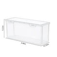 Ikohbadg Clear Plastic Bread Box Container with Airtight Lid Reusable