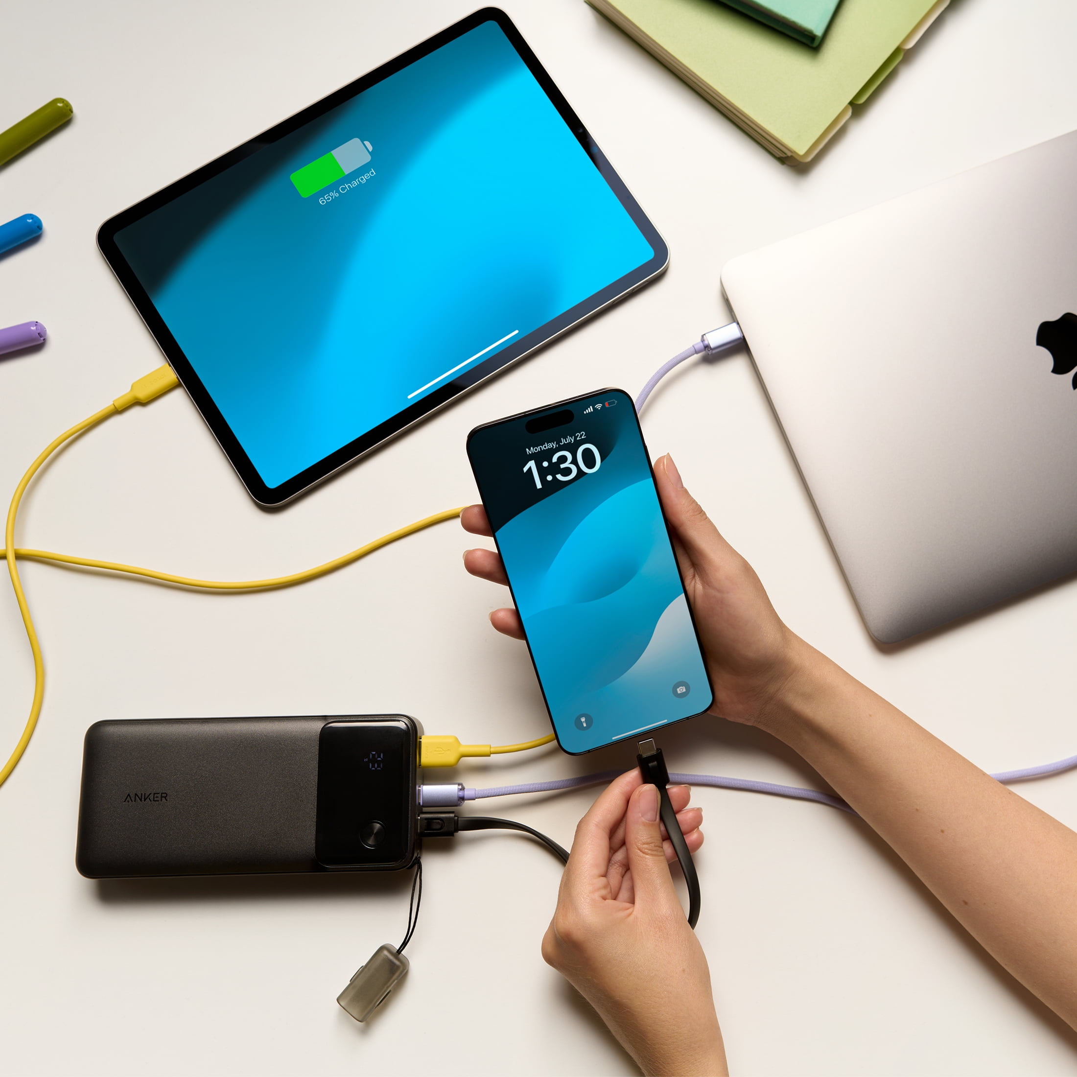 Anker 20,000mAh Power Bank, 30W Fast Charging, Digital Display, 3