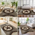 thumbnail image 4 of Area Rugs 2.7'x5', Texas Star Retro Carpet Runner Indoor Outdoor Rugs Home Decor Aesthetic, Country Pentagram Modern Abstract Non Slip Mats Washable Accent Rug for Living Room Bedroom, 4 of 8
