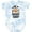Tie Dye Blue, variant on Inktastic Monkey I Love Hanging out with My Daddy Boys or Girls Baby Bodysuit