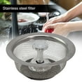 Mlless Stainless Steel Kitchen Sink Filter for Drainage and Garbage