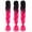 Black Peach, variant on (3 pcs)Fashion Womens Gradient Long Braid, Jumbo Braiding Hair Extensions High Temperature Synthetic Ombre Twist Colored Hair