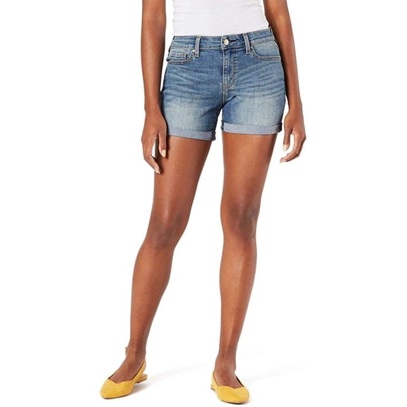 Signature by Levi Strauss & Co. Gold Label Women's Mid-Rise Shorts (Standard and Plus)