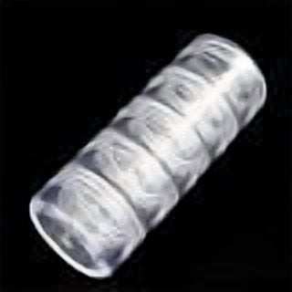 Plastic Bead Containers Round 5 Vials 3cm in diameter 7.7cm high Capacity: 5ml