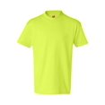 thumbnail image 2 of Hanes - Authentic Youth T-Shirt - 5450 - Safety Green - Size: M, 2 of 3
