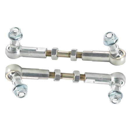 2pcs M8 110mm-135mm Adjustable 8mm Left Right Ball Joint Tie Rod Sway Bar for Electric Moped Scooter Mini Bike ATV Quad Four Wheeler Mobility Go Kart Accessory Dirt Bike Steering Column