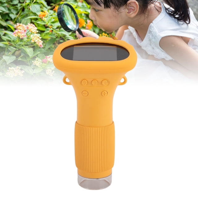Microscopio Digital Infantil 1000X Aumento De La Mano Y USB Portátil Con Pantalla De 2 Pulgadas 8 Luces LED Para Niños Exploración De Ciencias De Los Adultos