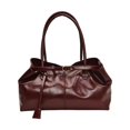 thumbnail image 1 of Bolso de hombro, estilo coreano, de piel sintética, para llevar debajo del brazo, ideal para el trabajo de niñas y mujeres. Rojo, 1 of 8