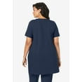 thumbnail image 2 of Roaman's Women's Plus Size Two Pocket Soft Knit Swing Tunic, 2 of 4