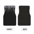 thumbnail image 2 of Pofeuu Silver Glitter1 Print Car Foot Mat Set of 4 Pieces - All-Weather Full Set Floor Mats for Cars Trucks SUVs, 2 of 7