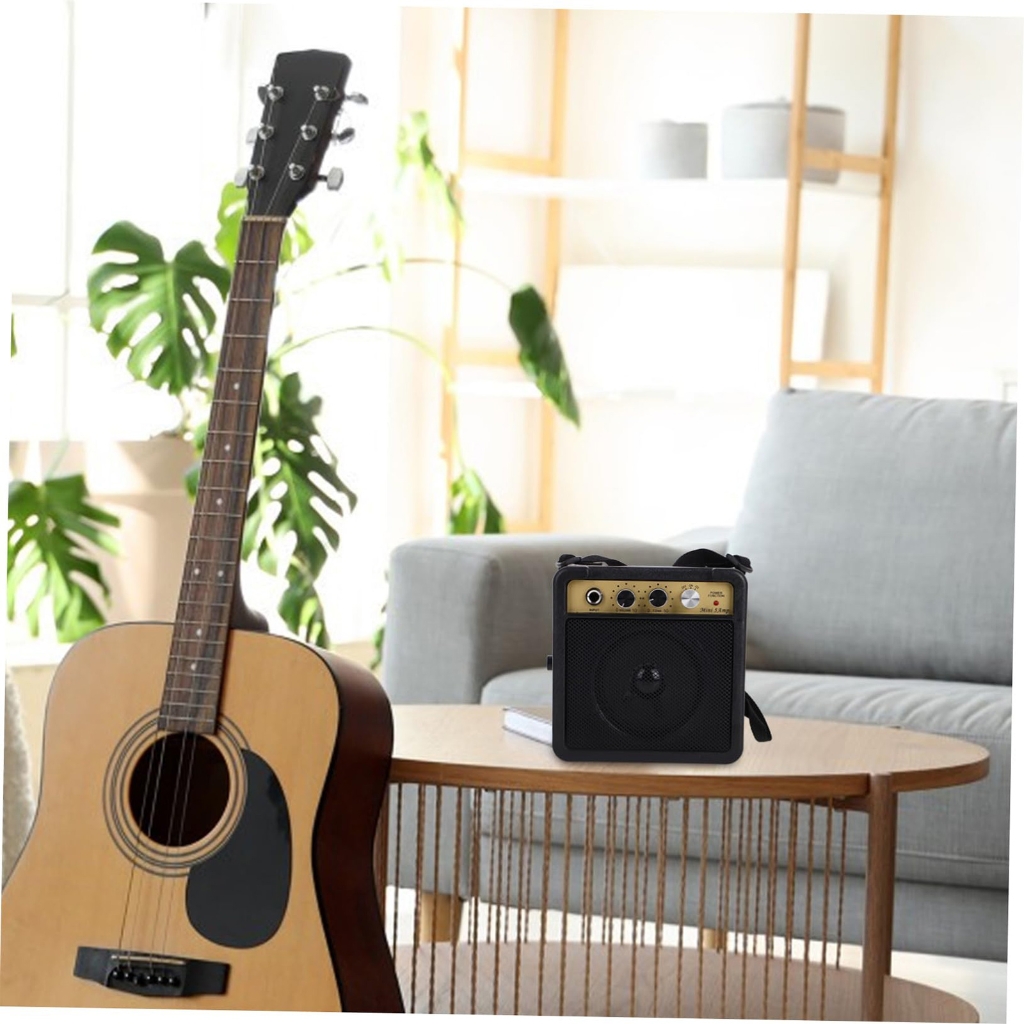 WINDLAND Outdoor Portable Guitar Amp 5W Electric Guitar Amplifier With Hand Strap