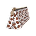 thumbnail image 2 of Xecao Football Print Leather Pencil Case -Stationery Bag Pen Holder for Work & Office, 2 of 5