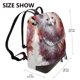 thumbnail image 2 of Fotbe White Red Cat Couple Mochila Bolso con Estampado para Mujer, Mochila Antirrobo de Nylon Impermeable, Bolsa Ligera de Hombro, 2 of 4