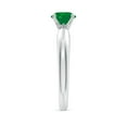 thumbnail image 3 of Angara Natural 0.75 Ct. Emerald Solitaire Ring in 14K White Gold for Women (Ring Size: 6.5), 3 of 9