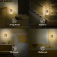 thumbnail image 6 of 2 Pack LED Sensor Night Light Motion 3 Modes for Stairway Bedroom Living Room Blue Glowing Butterfly, 6 of 7