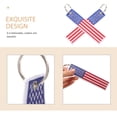 thumbnail image 5 of HEANUJJ Usa Flag Keychain Beautifully Crafted Patriotic Accessory 2Pcs, 5 of 8