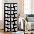 thumbnail image 3 of Adeco Black Wood Hinged Folding Screen-Style Collage Picture Photo Frame 32 Openings, 4x6, 3 of 7