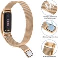thumbnail image 2 of Bracelet en Métal Compatible avec Fitbit Luxe pour Femmes Hommes en Acier Inoxydable, 2 of 5