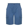 thumbnail image 2 of Bcfgryg Men'S Summer Shorts With Multiple Pockets For Comfort And Lightweight Twill Cotton Elastic Waist Casual Work Shorts Men’s Cargo Pants, 2 of 4