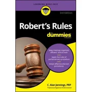 Robert's Rules For Dummies by Jennings PRP, C. Alan