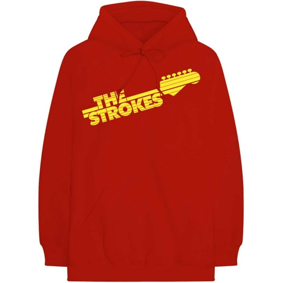 The Strokes Unisex Pullover Hoodie Sweatshirt Guitar Fret Logo (Small)