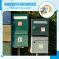 thumbnail image 6 of Uxcell 3" Consecutive Number Stickers 1 Set Self Adhesive Number Decals Multicolor, 6 of 6