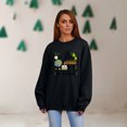 thumbnail image 5 of Trendy Christmas Sweatshirt Long Sleeve Vintage 2025 Pullover Black Large, 5 of 5
