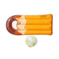 thumbnail image 2 of Tabla de surf inflable, tabla inflada de juguete para piscina, playa, actividad divertida helado, 2 of 8